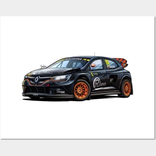 Renault Megane RX Super Car Posters and Art